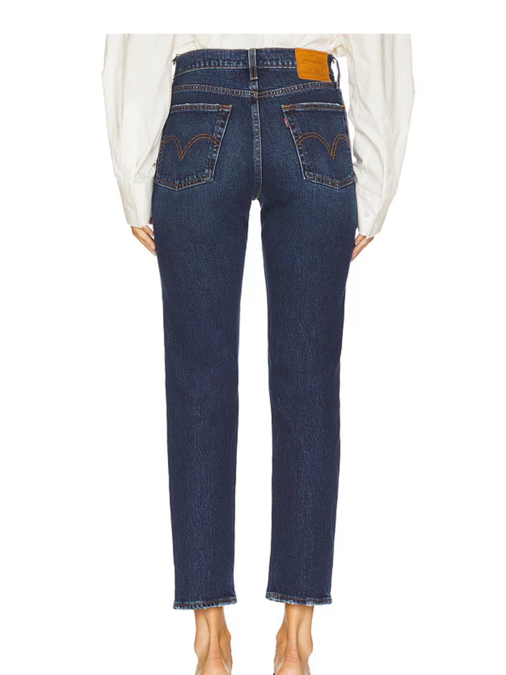 Levi’s Wedgie Straight Jeans in Indifferent Indigo NWOT - Picture 4 of 8